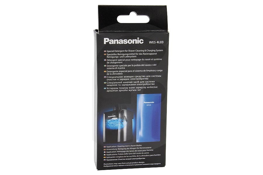 Panasonic Rasoio elettrico Panasonic liquido di pulizia (detergente) 3 pezzi rasoio WES4L03803, WES4L03-803
