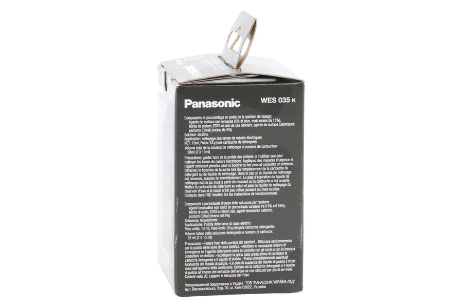 Panasonic Rasoio elettrico Cartuccia di pulizia Panasonic WES035K Rasoio WES035K7771