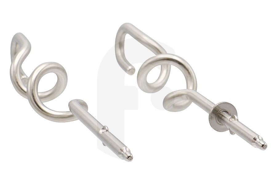 Krups Robot da cucina Gancio per impastare (gancio impastatore) set di 2 per Krups e altri frullatore manuale SS203146, SS-203146