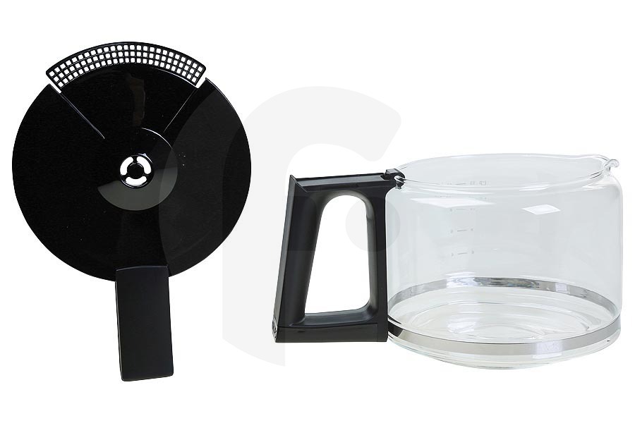 Krups Macchina del caffè Krups caffettiera (caraffa in vetro) incl. coperchio nera macchina del caffe XB900601