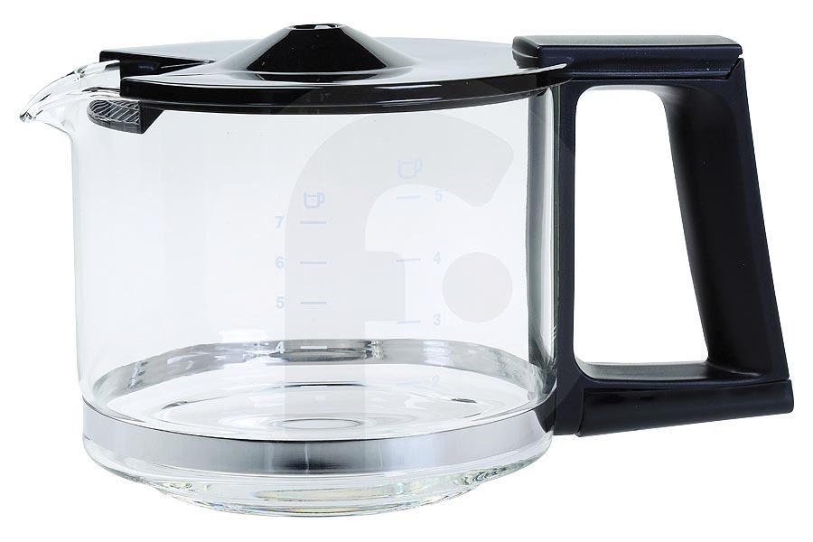Krups caffettiera (caraffa in vetro) incl. coperchio nera macchina del caffè SS202990, SS-202990 adatto a tra cui F1830110