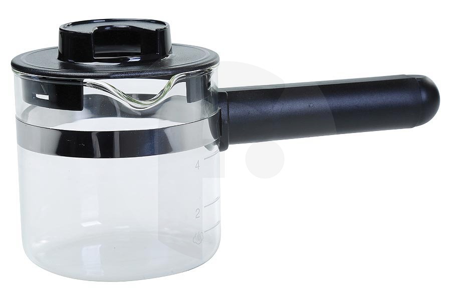 Krups caffettiera espresso (caffettiera, contenitore in vetro) 4 tazze incl. coperchio macchina del caffè F0274200 adatto a tra cui ESPRESSO MINI, ESPRESSO BRAVO, MINI CAPPUCCINO