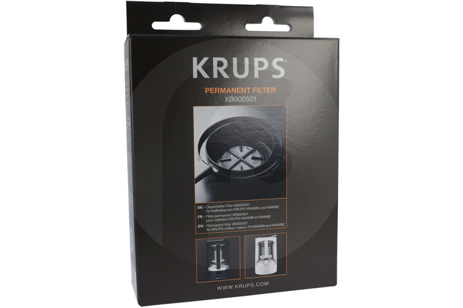 Krups Kaffeemaschine Krups Kaffee-Dauerfilter, schwarz Kaffeemaschine XB900501
