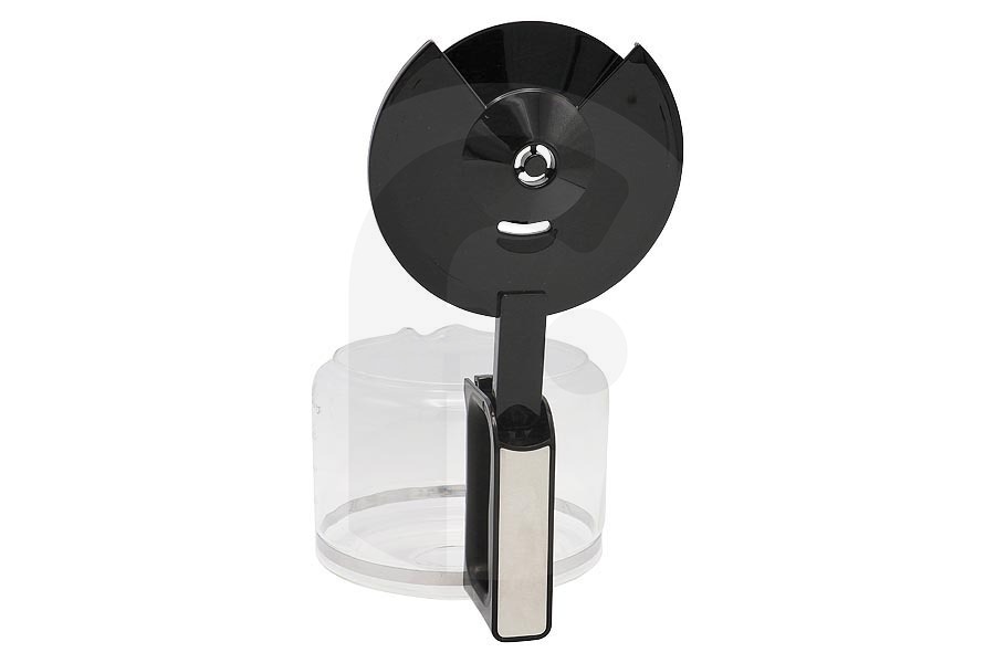 Krups Macchina del caffè Caraffa del caffè (caffettiera, caraffa in vetro) incl. coperchio nero per Krups e altri macchina da caffè SS208882, SS-208882