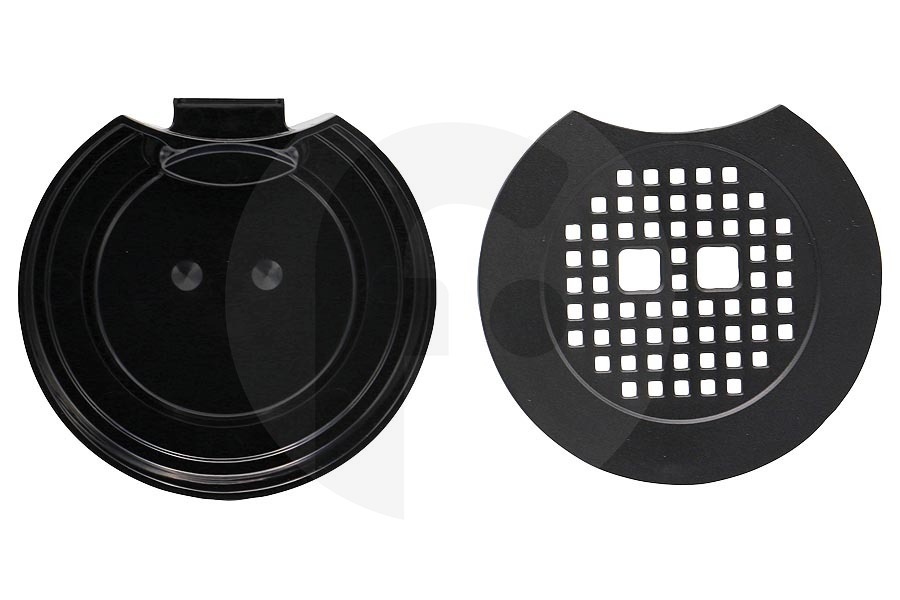 Krups Kaffeemaschine Nespresso Tassenhalter (Gitter) inkl. Abtropfschale (Auffangschale) Kaffeemaschine 12437286