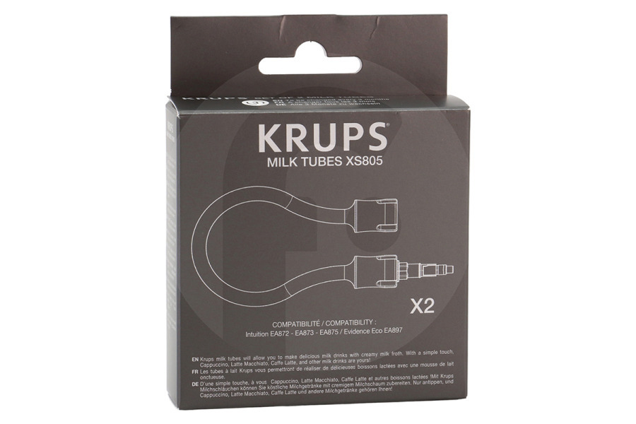 Krups Macchina del caffè Caffettiera Krups XS805 Tubi del latte Intuition XS805000