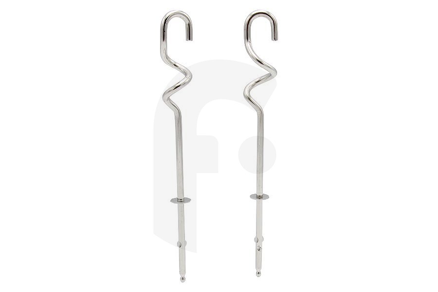 Smeg Robot da cucina Smeg gancio per impastare (gancio impastatore) set di 2 frullatore manuale 690074748 adatto a tra cui HMF01BLEU, HMF01PGEU, HMF01WHEU