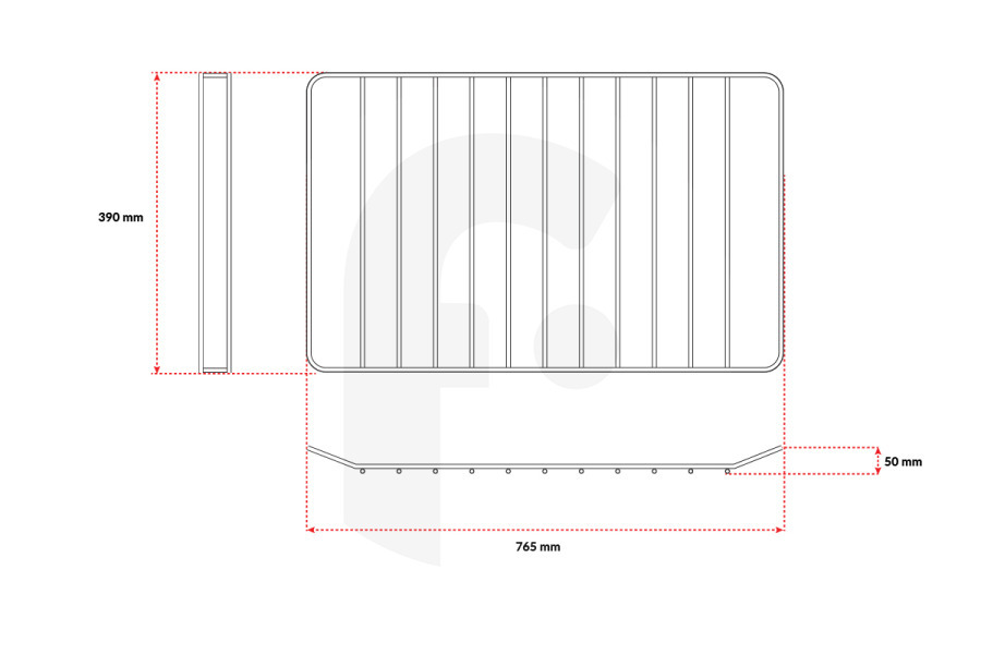 Smeg Horno Cuadrícula/rejilla (76,5x39,5cm) Smeg 844091934