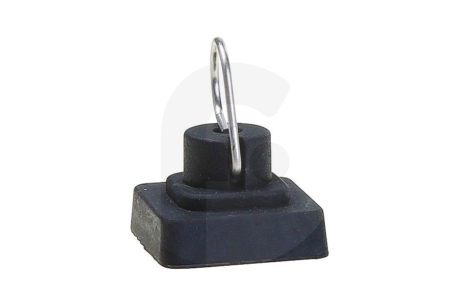 Smeg Piano cottura & Piastra da cucina Smeg piede (tappo, ammortizzatore) del supporto della pentola nero piano cottura 694010259