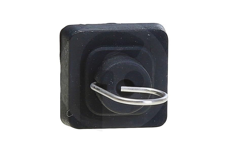 Smeg Piano cottura & Piastra da cucina Smeg piede (tappo, ammortizzatore) del supporto della pentola nero piano cottura 694010259