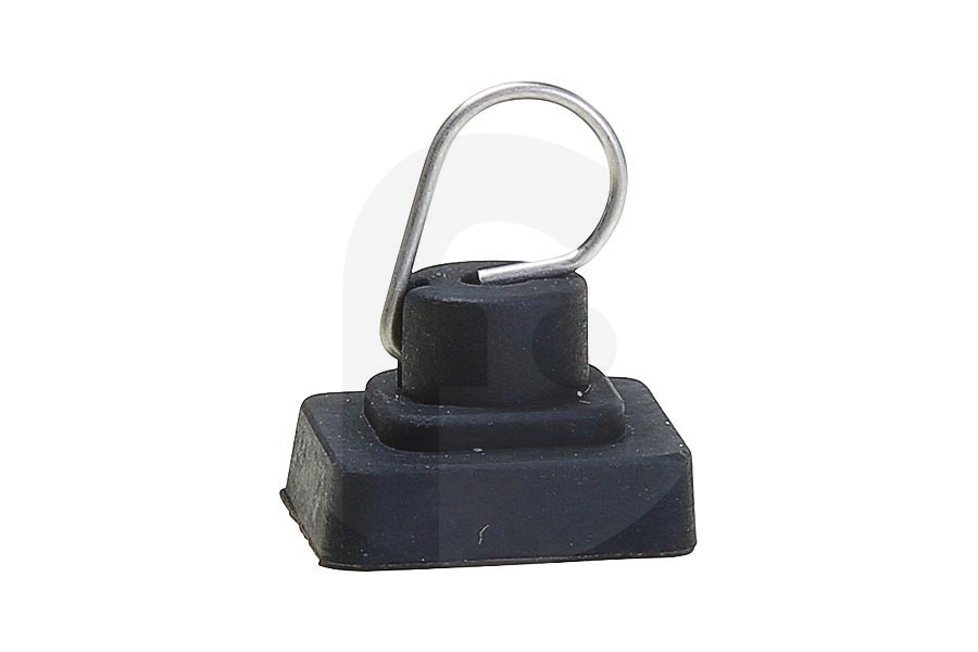 Smeg Cocinas y placas Smeg base (tapón, amortiguador) del soporte de la cacerola negro encimera 694010259 apto para entre otros PC31GNO, PM3912W, PV164B