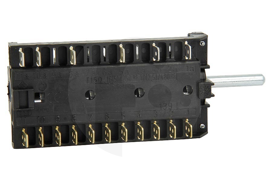 Smeg interruptor de posición (selector) cocina 811730278 apto para entre otros A11X, A2EA, A31X-7