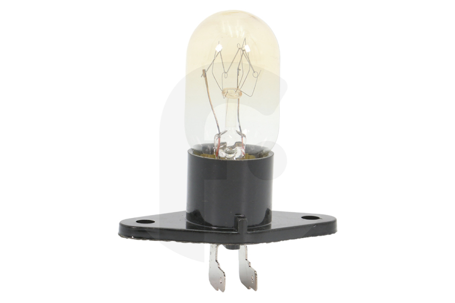 Samsung 4713001524 lámpara completa incl. placa de fijación en ángulo 20W microondas 4713-001524 apto para entre otros CE115K