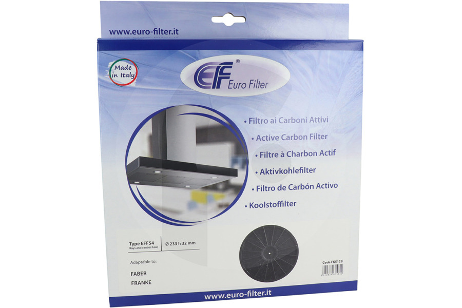 Alternatief Cappa aspirante Filtro a carbone genere EFF54 circolare ⌀ 233mm x 32mm Cappa aspirante 9029793776