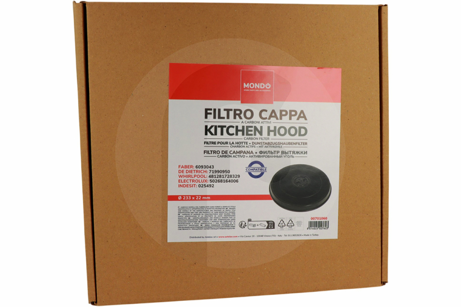 Alternatief Cappa aspirante Eurofilter filtro a carbone universale (filtro ai carboni attivi) rotondo EFF57 cappa aspirante 9029793594