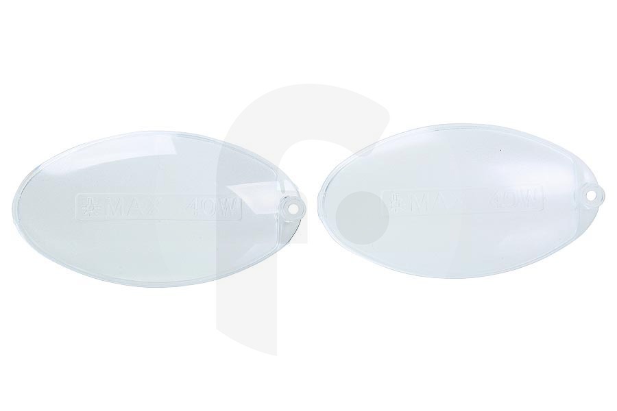 Juno-electrolux Campana extractora Cubierta de lámpara (pantalla) 100x54mm 2 piezas Campana extractora 50248796000 apto para entre otros ZHC94ALU, ZHG511G