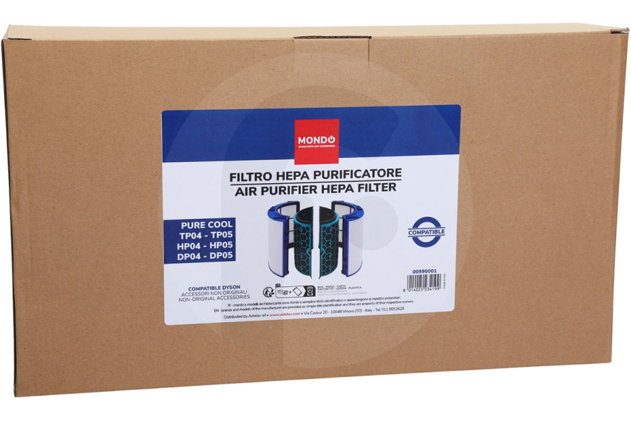 Alternatief  Filter Glass HEPA & Inner Carbon Filter para purificador de aire Dyson 969048-05