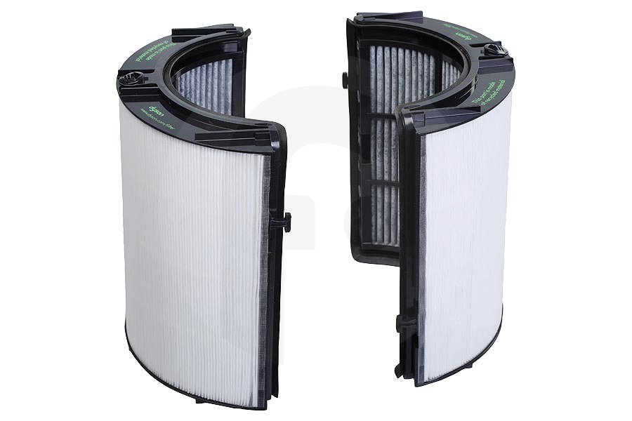 Dyson Purificador de aire Filtro de Vidrio Combinado Dyson 965432-01 96543201 Purificador de Aire apto para entre otros DP04, PH04, TP04, TP09