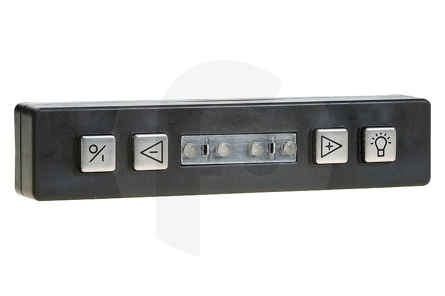 Novy Campana extractora Panel de control 4 leds campana extractora 007000505 apto para entre otros D663, D693, D7460 / 10, D7490, D840 / 1, D7401, D7650, D7406