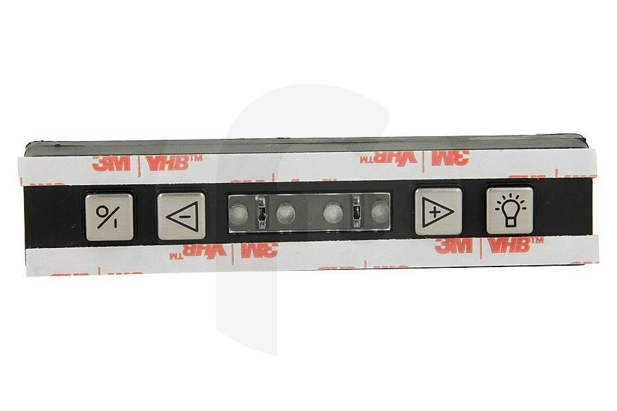 Novy Botonera panel de control interruptores Campana extractora 990344 apto para entre otros D840, 6830, 6830/16, 830, D663 / 0 hasta D663 / 5, 663/15
