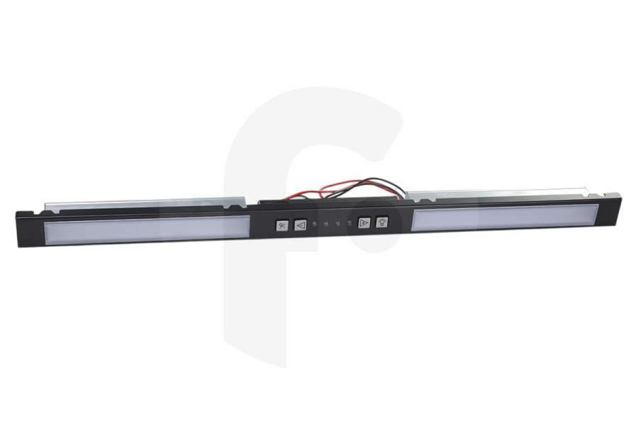Novy  Novy barre de commande LED Crystal 60 cm noire pour hotte 2605290