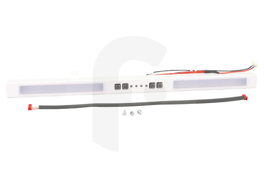 Novy 991013 Panel de Control para Campana Extractora 2605090 apto para entre otros Cristal 60 Blanco
