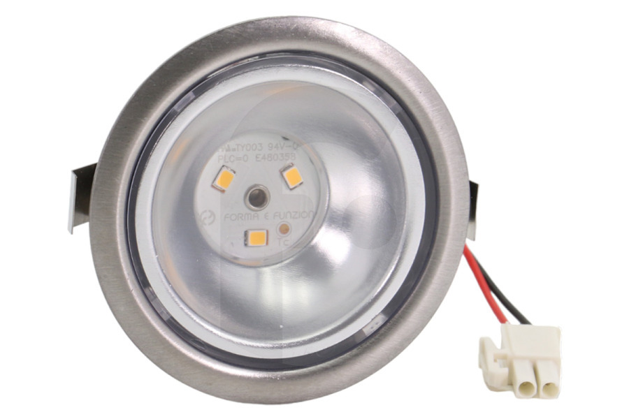 Novy Campana extractora Novy LED Spot 12V 1,3W 3 LED 110mA 3000K para campana extractora 7150036 apto para entre otros HR2060 / 2