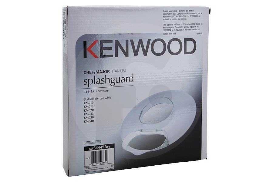 Kenwood Robot de cocina Kenwood protector contra salpicaduras (tapa anti-salpicaduras) para recipiente transparente robot de cocina KW716118