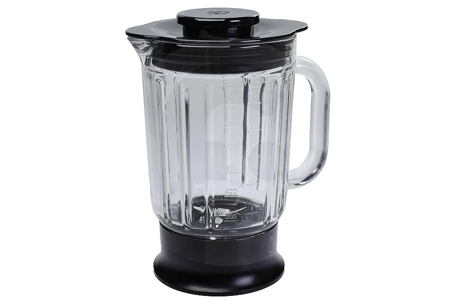 Kenwood AS00007017 Robot da cucina Kenwood vaso frullatore in vetro (bicchiere di miscelazione) completo robot da cucina KW716928 adatto a tra cui FDM30, FDM313SS, FDM316SS