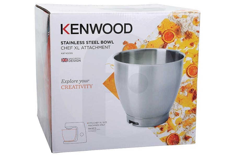 Kenwood Robot da cucina Kenwood recipiente inox 6,7L escl. coperchio robot da cucina AW20011029