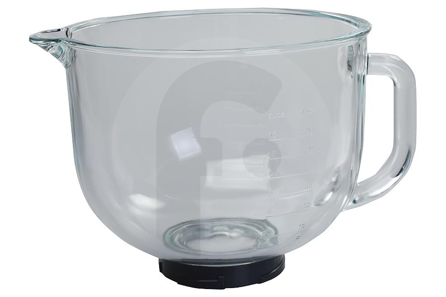 Kenwood Robot da cucina Kenwood recipiente in vetro incl. anello a vite per robot da cucina AW20011055 adatto a tra cui kMix, KMX5, KMX6, KMX75/6/7, KMX8, KMX9