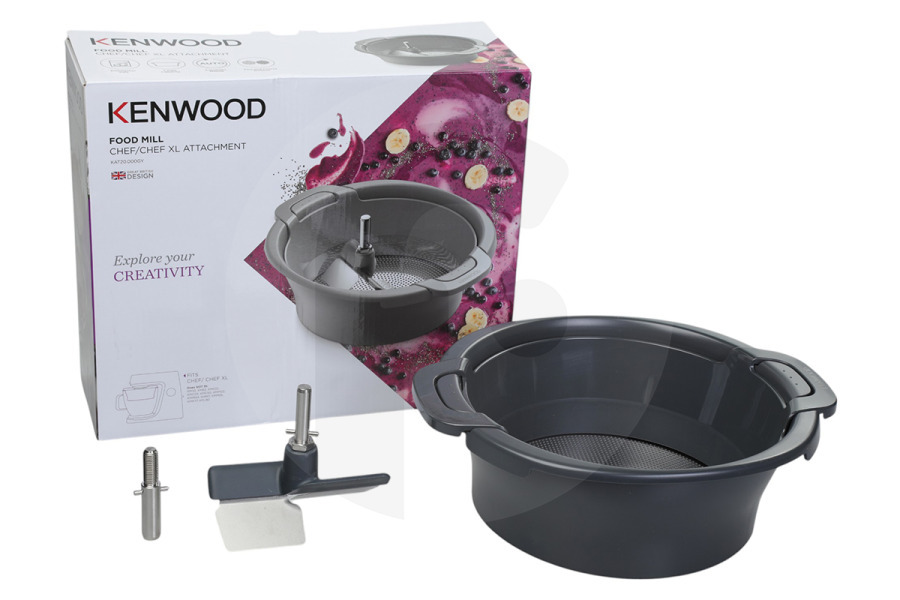 Kenwood Robot da cucina Accessorio setaccio/passaverdura Kenwood AW20010040 per robot da cucina Chef/Chef XL adatto a tra cui Chef/Chef XL