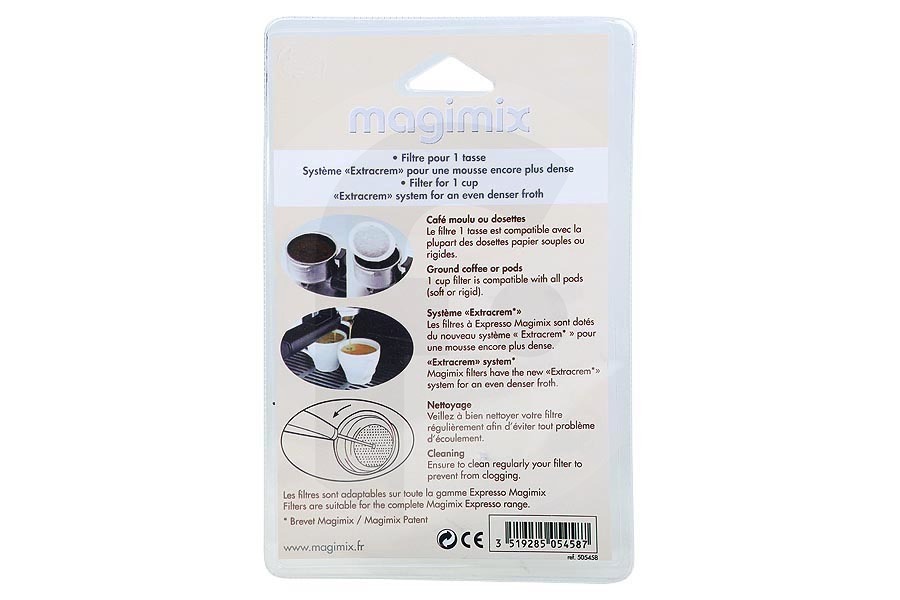 Magimix Macchina del caffè Magimix L’espresso Filtro tazze per macchina da caffè 505458