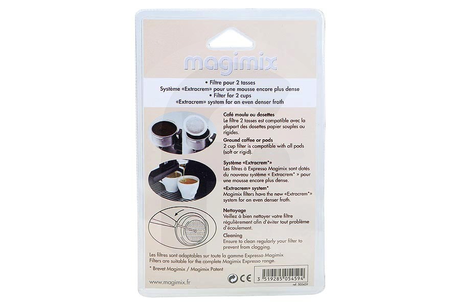 Magimix Macchina del caffè Magimix filtro caffè (contenitore filtro) 2 tazze macchina del caffe 505459
