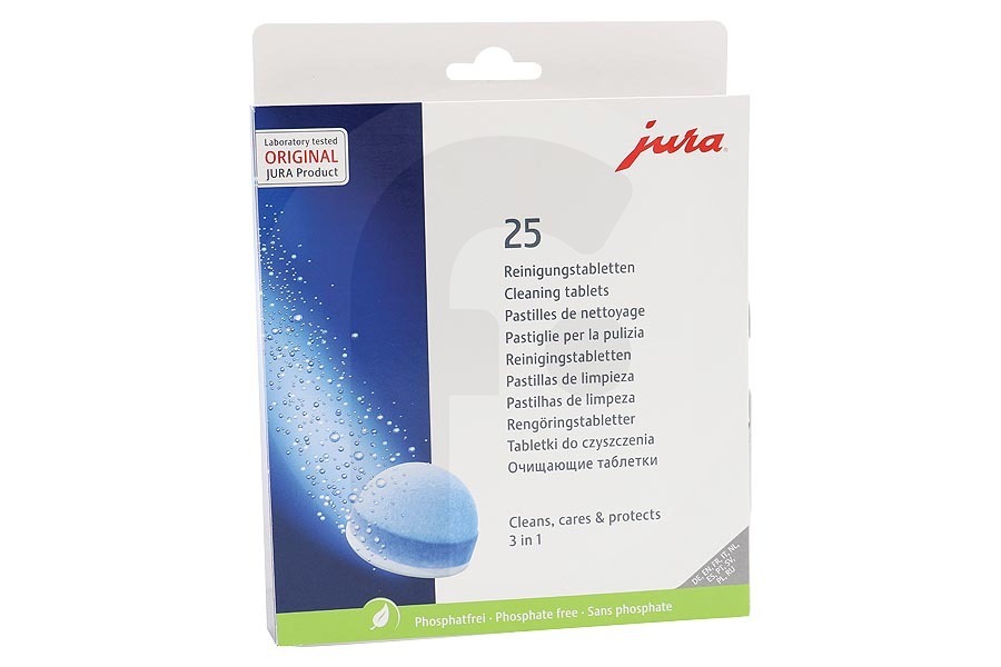 Jura 25045 Cafetera Jura Pastillas Limpiadoras 62535 Cafetera apto para entre otros Cafeteras