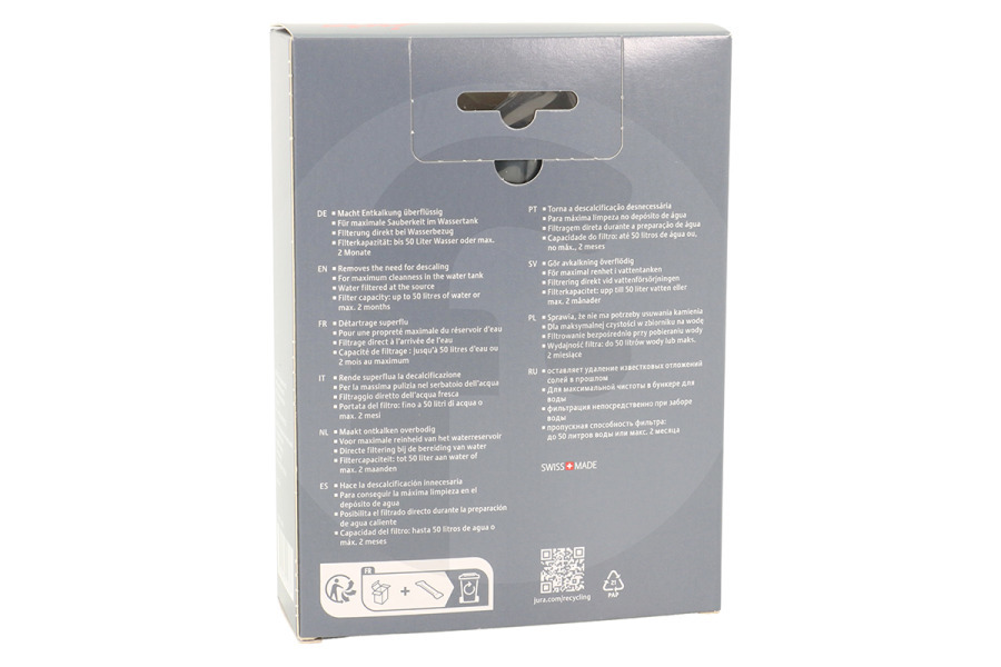 Jura Cafetera Filtro de agua Jura 24233 Cafetera