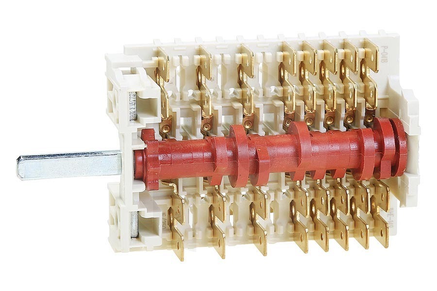 Amica interruptor selector (interruptor horno, interruptor) horno 1033941 apto para entre otros EHC12259S, EHC22070W, SHI11173E (53470)