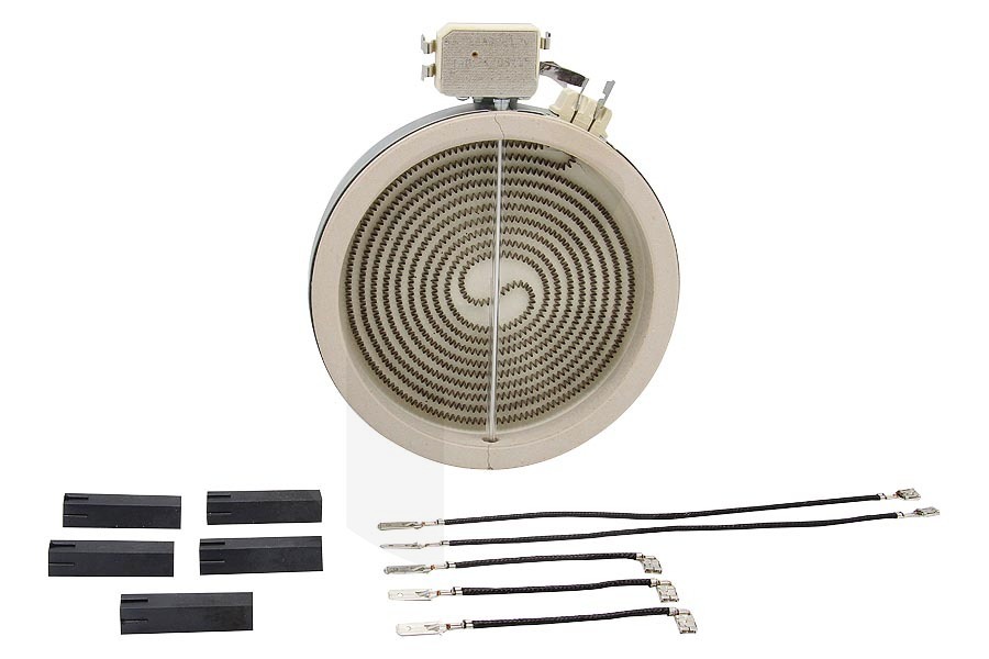 Ikea C00972027 Piano cottura & Piastra da cucina Fornello (Ceramica 230Volt) piano cottura 481231018887 adatto a tra cui 145 millimetri Diametro 1200Watt