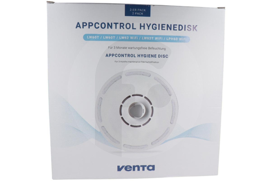 Venta 2121102 filtro higiénico (disco higiénico) 2 unidades purificador de aire 2121200 apto para entre otros Control de dispositivos Wifi LW60T
