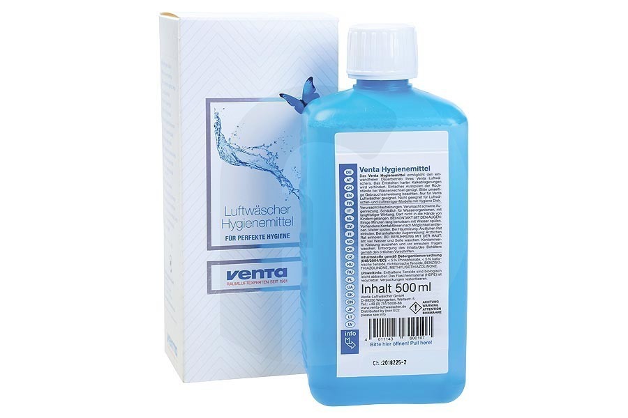 Venta 6001000 Purificatore d'aria Venta Liquido igienizzante  (per airwasher) per purificatore d'aria 6001013 adatto a tra cui LW15, LW25, LW45 e Comfort Plus