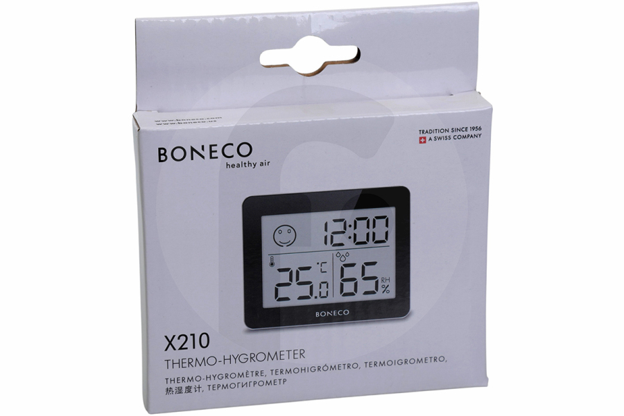 Boneco  Boneco X210 termo-higrómetro negro 81408