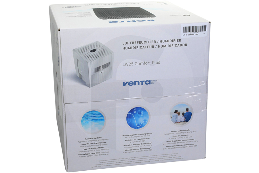 Venta  Venta Humidificador LW25 Comfort Plus negro 7026401
