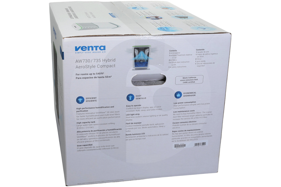 Venta  Venta Humidificador AW730 AeroStyle Compact blanco 8076000