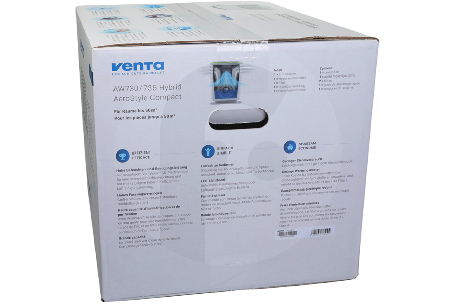 Venta  Venta Humidificador AW730 AeroStyle Compact blanco 8076000