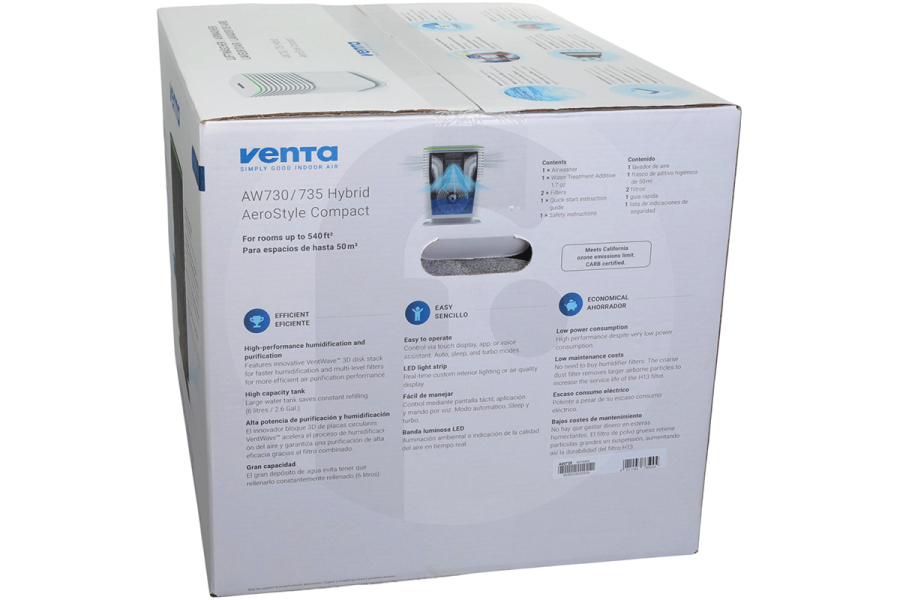 Venta  Venta Humidificador AW735 AeroStyle Compact negro 8076500