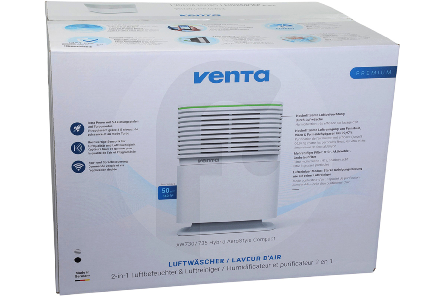 Venta  Venta Humidificador AW735 AeroStyle Compact negro 8076500