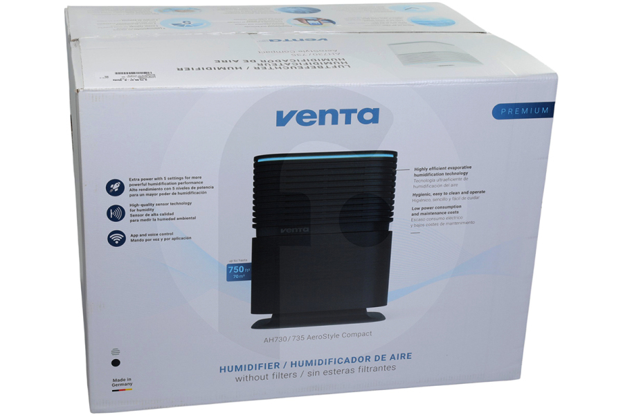 Venta  Venta Humidificador AH735 AeroStyle Compact negro 8072500