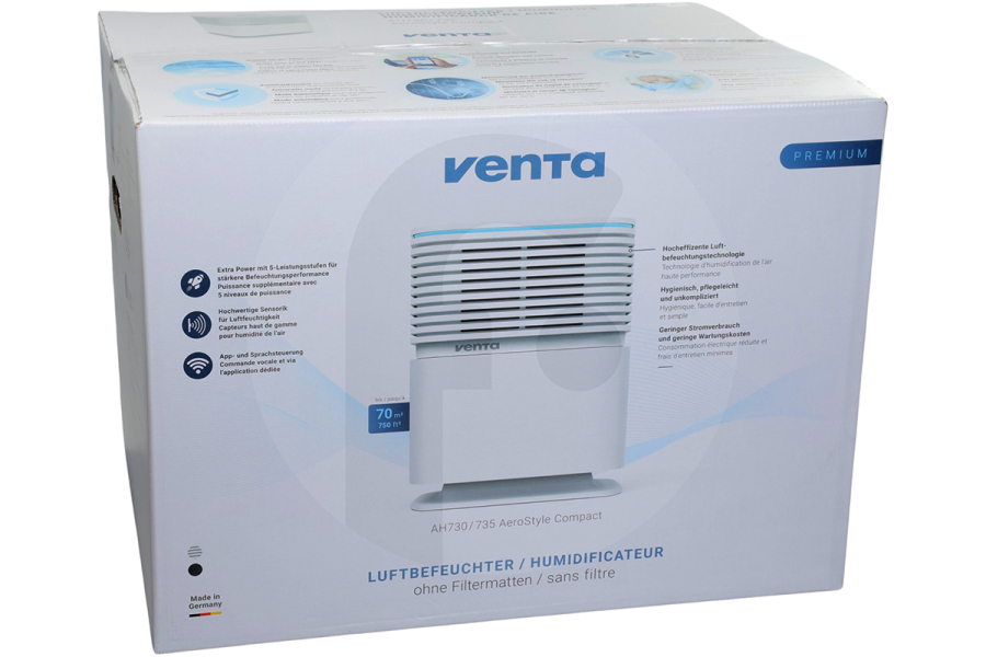 Venta  Venta Humidificador AH735 AeroStyle Compact negro 8072500