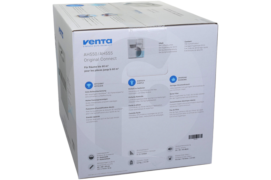 Venta  Venta Humidificador AH555 Original Connect negro 7055500