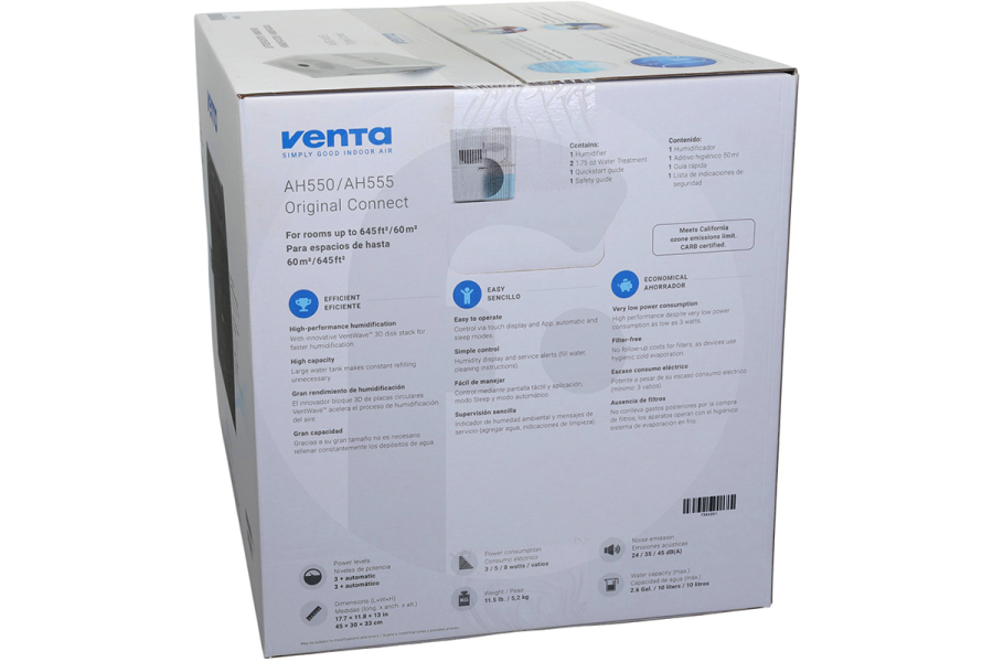Venta  Venta Humidificador AH555 Original Connect negro 7055500